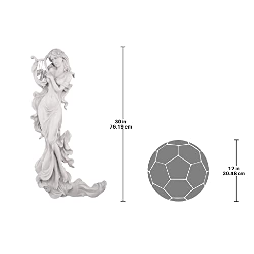 Design Toscano Musical Muse Wall Sculpture, Single - style: Single