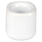 Mega Candles 10 pcs White 1/2 Inch Diameter Ceramic Chime Ritual Spell Candle Holders, Great for Casting Chimes, Meditation, Rituals, Spells, Vigil, Witchcraft, Wiccan Supplies - color: White, size: 10 Pieces