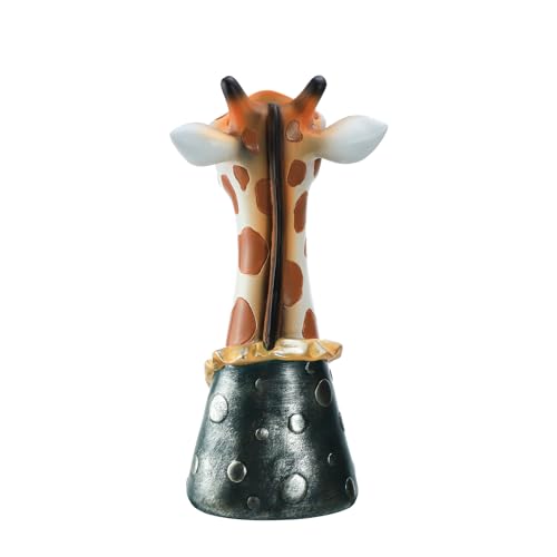 Blowing Bubble Art Vase, Animal Face Vase, Modern Home Decor Vase (No Plants) - Giraffe - color: Giraffe