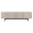 Henn&Hart Whitman, 70'' Rectangular TV Stand, Alder White - color: Alder White, size: 70'' Rectangular TV Stand