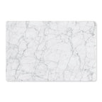 Yew & Tulip 16"x10" White Marble Board with Non-Slip Rubber Feet - Dough Pastry and Cutting Board