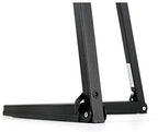 Displays2go Modern Floor Standing Easel, Portable, Aluminum, Two-Peice - Black (FOLDESLBK)