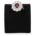 Microfiber Jewelry Ring Display Stand Rings Display Organizer Stand (Black, Low) - size: 1.57" x 1.57" x 1.38"