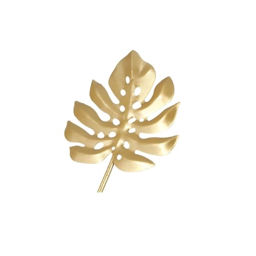 Metal Ginkgo Leaf Ornaments, Gold Ginkgo Leaves Sculpture Home Desktop Statues, Light Luxury Miniatures Crafts Leaves for Bedroom Living Room Decoration