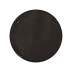 Stratton Home Decor Metal and Wood Round Tray | Wooden Coffee Table Tray Decor for Empty Table Surfaces | Decorative Round Serving Tray with Handles