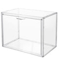Attelite Clear Acrylic Display Case,Display Storage Box Countertop with Magnetic Door,Stackable Dustproof Protection Showcase for Action Figures,Collectibles - size: L-1Pack