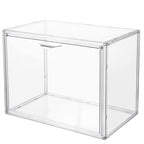 Attelite Clear Acrylic Display Case,Display Storage Box Countertop with Magnetic Door,Stackable Dustproof Protection Showcase for Action Figures,Collectibles - size: L-1Pack