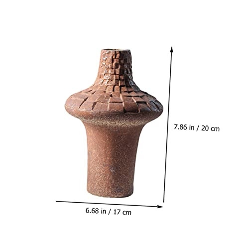 ABOOFAN 1Pc Abstract Art Vase Unique Decorative Flower Arrangement Holder for Home and Office for Centerpieces and Zen Decor