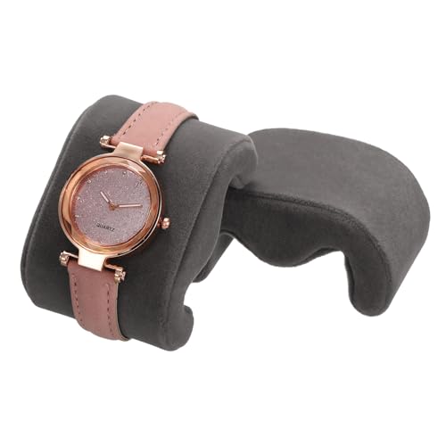 uxcell 2pcs Watch Case Pillows, M Shaped Watch Display Pillow Velvet Watch Cushion Replacement for Watch Bracelet Display Storage Gray - color: Gray