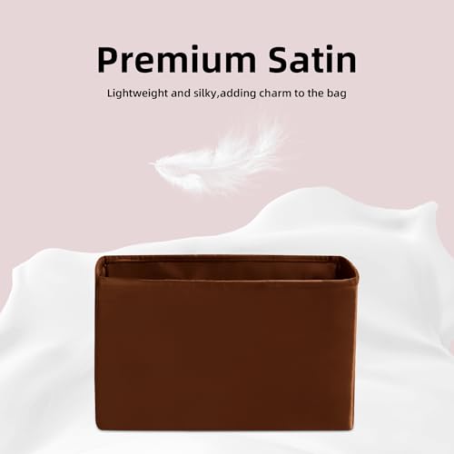 DGAZ Silk Purse Organizer Insert Fits Hermes So Kelly Bags, Silky Smooth Bag Organizer，Luxury Handbag & Tote Shaper(Gold,So kelly26) - color: Gold, size: So kelly26