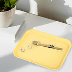 Yellow Plastic Serving Platters and Trays,Serving Dishes for Entertaining,Rectangular Platters for Serving Food, Appetizer Serving Trays for Snacks,Charcuterie,Chips,Candy,Fruit,Sushi - color: Tray-s-2pack-milk Yellow