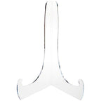 Plymor Clear Acrylic 60-Degree Angle Easel With Shallow Support Ledges, 15" H x 10.75" W x 9" D - size: 15" x 10.75" x 9"