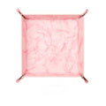 siduater Valet Tray Desktop Storage Organizer – Vegan Leather Catchall Bedside Vanity Tray Nightstand Caddy Holder for Remote Controller, Watch, Keys, Phone, Wallet, Coin, Jewelry, Marble Pink - color: Marble Pink