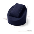 Microfiber Single Watch Stand Display Jewelry Watch Showcase Display Stand(Blue) - color: Blue