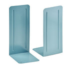 Acrimet Metal Bookends, Jumbo Size 9" H x 4" W x 4-1/2" D, Non-Skid Book Stand for Shelves, Heavy Duty Book Stopper, Green, 1 Pair - color: Green