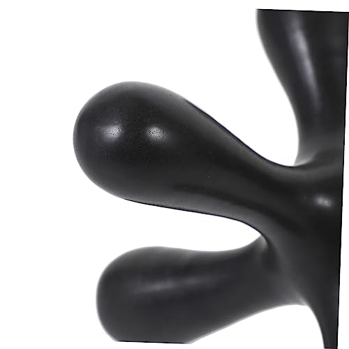 Wear-Resistant Minimalist Abstract Sculpture for Home Decor Modern Art for Living Room Office and Bedroom Accents Elegant Black Design for Light Luxury Aesthetics