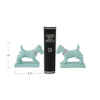 Creative Co-Op Metal Dog Shaped Metal Bookend Set