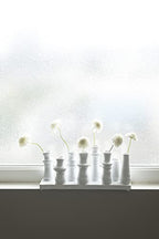 Bloomingville Stoneware Multi Vase with 8 Sections, White