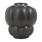 Deco 79 Ceramic Decorative Vase Wide Bubble Inspired Centerpiece Vase with Distressed Speckled Texturing, Flower Vase for Home Decoration 12" x 12" x 13", Black - size: 12" x 12" x 13"