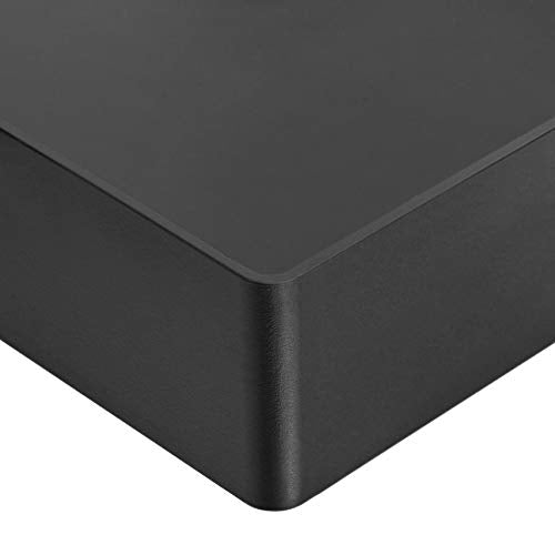 Amazon Basics Rectangular Plastic Desk Organizer, Letter Tray for Documents and Office Supplies, File Storage, Black, 12-Pack - color: Black, size: 12 Pack
