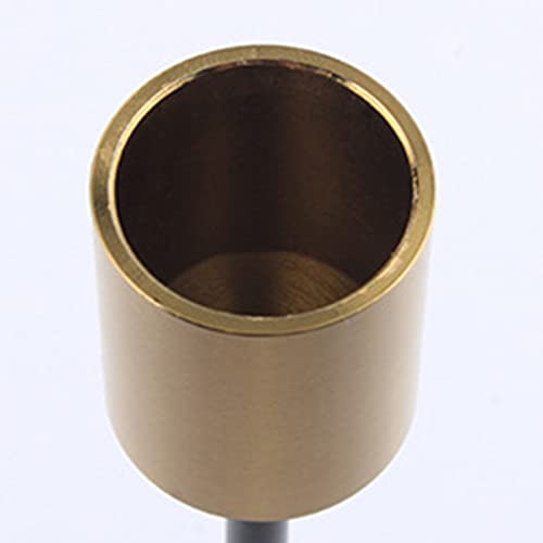 Daily Decoration 2Pcs Metal Candle Holder Antique Modern Candlestick Stand Decorations for Decoring Living Room Dining Room Bedroom Bookshelf Home Wedding