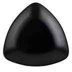 AUEAR, A5 Melamine Trinket Dish Decorative Jewelry Tray Ring Holder Organizer for Keys Food Safe Dishware Black (Triangle)