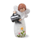 JFHEDY Gardening Gifts for Women, Angel Figurines Guardian Gifts for Women, New Home Gift Ideas, Sculpted Hand-Painted Figurine Angel Figurine