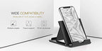 MoKo Phone/Tablet Stand, Foldable Desktop Holder Fit with iPhone 11 Pro Max/11 Pro/11, iPhone Xs/Xs Max/Xr, iPhone SE, iPad Pro 11, 10.2 (8th Gen), Air 4 10.9, Air 3, Mini 5, Galaxy S20, Black (Large) - color: Black, size: Large Size