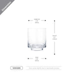 WGVI Clear Glass Pedestal Hurricane Candle Holder, 3.8" W, 4.7" H, Footed Decorative Vase for Pillar Candles, Elevated Cylinder Candleholder on a Riser Round Base, Home Décor, 1 Piece - size: 5"H