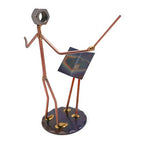 Musical Director Handmade Metal Figurine by Rock Creek Metal Craft - Hand Welded Metal Art & Recycled Metal Sculptures - Unique Desk Accessories, Medical Office Decor, & Musical Director Gifts - style: Musical Director