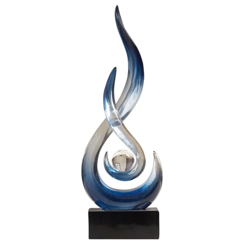 AWNR Abstract Art Deco Decor Statues for Home,Shelves,Table,Living Room, Dining Room,Modern Sculpture Decoraciones of Homes for Sale (Gradient Blue) - color: Gradient Blue