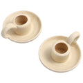 Candle Holder, 2PCS Halloween Nordic Style Ceramic Taper Candlesticks Holders Coffee Table Decor, Christmas Weddings, Desktop Ornaments Home Decor
