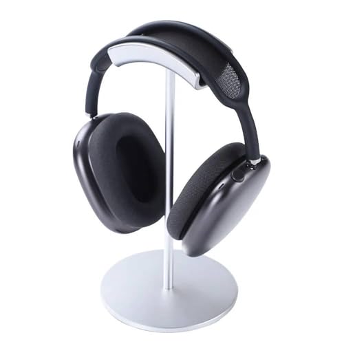 BoxWave Universal Minimus Aluminum Headphone Stand, Sturdy Simple Light Weight Stand - Metallic Silver