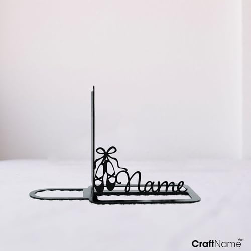 Sports Themed Metal Bookends, Book Ends for Shelves, Office Desk, Cookbook Stand, CD Holder, Magazine Holder for Office Organization, Housewarming Gifts New Home (Ballet Design 03) - color: Ballet Design 03