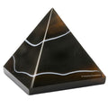 Amazing Gemstone Black Onyx Pyramid Crystal Healing Stones - 2" Great Pyramid Figurine of Natural Stone Pyramid for Meditation, Reiki, Chakra Balancing and Crystal Pyramids Grid - color: Black Onyx