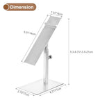uxcell Shoe Display Stand 2 Pack Adjustable Height High Heel Shoe Risers Metal Shoe Rack Holder for Home Retail Store Supplies - Silver - color: Silver