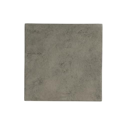 Christopher Knight Home Classic Square Flower Stand 25.75" Pedestal Plant Stand Indoor Outdoor Display Table for Ferns Orchids Sculptures with MGO Construction Brushed Finish, Light Gray - size: 25.75"