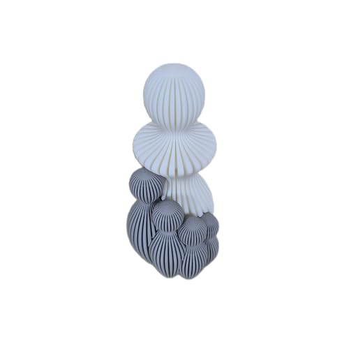 Znet3D “Circle of Care” – Modern Abstract Sculpture of Mother with Four Children – Handmade Minimalist Figurine Set with Custom Color Options Home Decore