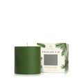 Thymes Frasier Fir Scented Candles for Home Decor - Green Pillar Candles for Women & Men - Place on Candle Holder - Luxury Home Fragrance Gifts - Small (3" x 3" Pillar) - size: 3 in x 3 in