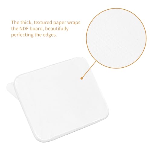MOOCA Deluxe Leatherette 2 Pcs Set 3-Ring Organizer for Showcase Display Ring Finger Holder Jewelry Display Stands Showcase Jewelry Storage Counter, White PU Leatherette, 4 W x 3 1/4 D x 2 3/8 H inch - color: White Faux Leather, 3 Rings x 2