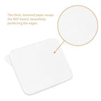 MOOCA Deluxe Leatherette 2 Pcs Set 3-Ring Organizer for Showcase Display Ring Finger Holder Jewelry Display Stands Showcase Jewelry Storage Counter, White PU Leatherette, 4 W x 3 1/4 D x 2 3/8 H inch - color: White Faux Leather, 3 Rings x 2