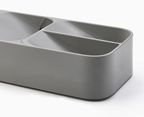 Joseph Joseph DrawerStore Compact Utensil Organizer For Kitchen Drawer Silverware, Flatware Tray, Small, Grey - size: Compact, style: Flatware Organizer