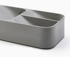 Joseph Joseph DrawerStore Compact Utensil Organizer For Kitchen Drawer Silverware, Flatware Tray, Small, Grey - size: Compact, style: Flatware Organizer