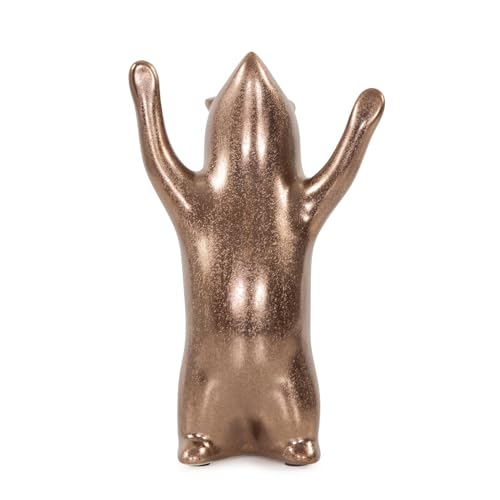 Howard Elliott Collection Chipmunk Sculpture, Antique Brass Ceramic Figurine with Metallic Finish, Decorative Accent for Shelf, Table & Living Room Home Decor Display, 7.25 x 4.5 Inch - style: Chipmunk