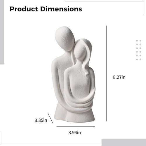 Modern Abstract Resin Thinker Figurine, Minimalist Sculpture For Living Room, Bedroom, And Office Shelves