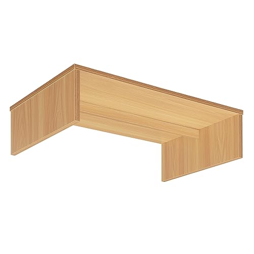 Convenience Concepts Designs2Go Small TV Riser 23.75", for TVs up to 26" - Contemporary TV or Computer Riser for Living Room, Modern Office, Den, Light Oak - color: Light Oak, size: Small