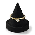 Solid Wood Bracelet Bangle Holder Microfiber Watch Jewelry Display Stand for Vendors Exhibit/Trade Shows/Retail Stores (Black) - color: Black