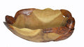 WorldBazzar Huge Hand Carved Two Tone Mahogany Wood Nautical TwoTurtles on Bowl