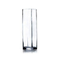 WGV Square Block Bud Vase, Width 2", Height 8", Clear Skinny Narrow Standard Floral Container Centerpiece for Wedding Party Event Home Office Decor, 1 Piece - size: 2"x8"H Block