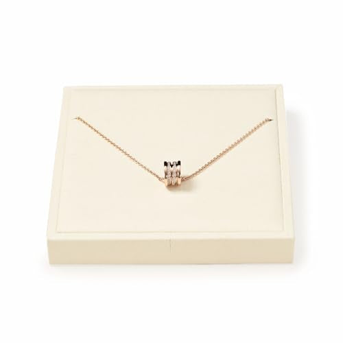 Oirlv Microfiber Jewelry Pendant Display Tray Jewelry Necklace Organizer Display Tray(Beige) - color: Necklaces P13409